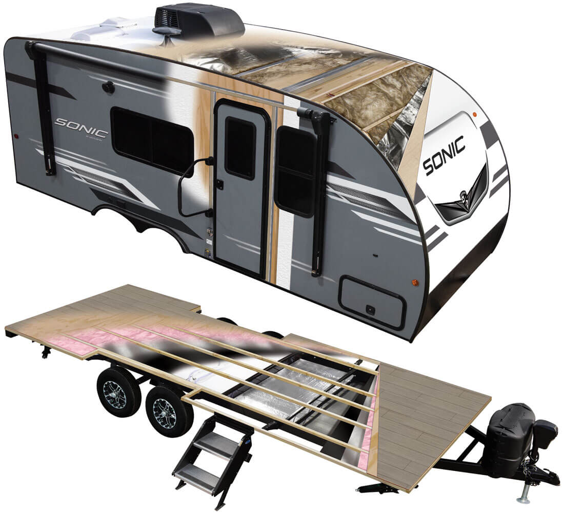 2025 Venture RV Sonic Ultra Lite Travel Trailer Construction