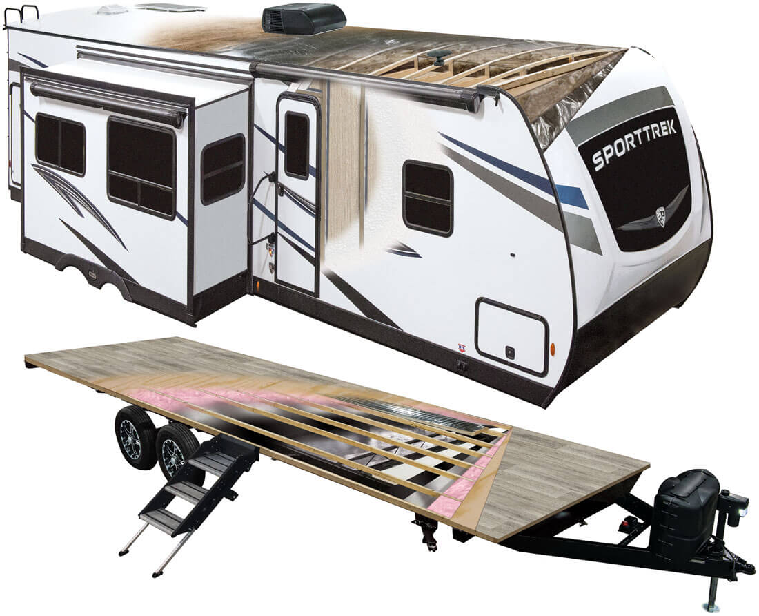 2025 Venture RV SportTrek Lightweight Travel Trailer Construction