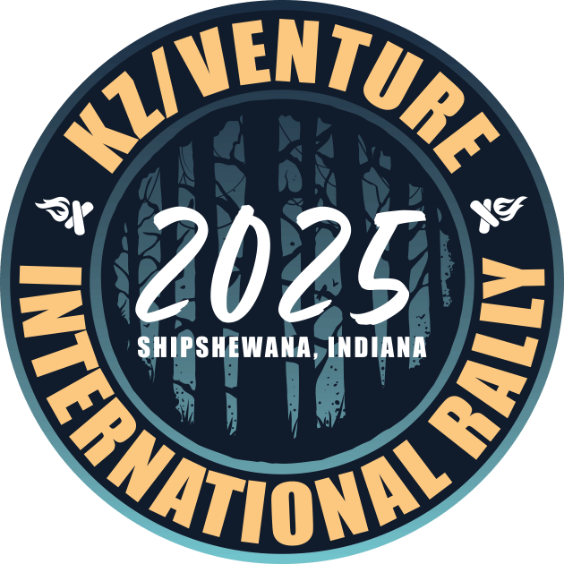 KZ and Venture 2025 International Rally Logo