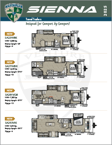 2025 Venture RV Sienna Travel Trailers Flyer