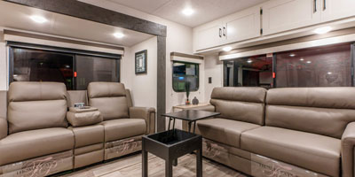 2025 Venture RV Sienna SA293VIK Travel Trailer Living Room 2