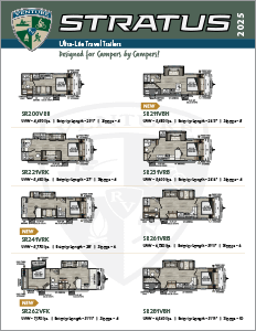 2025 Venture RV Stratus Ultra Lite Travel Trailers Flyer